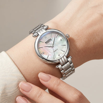 Mark Fairwhale Lady FW-3640 LUNAYA - Women’s Pearl Luster Dress Watch