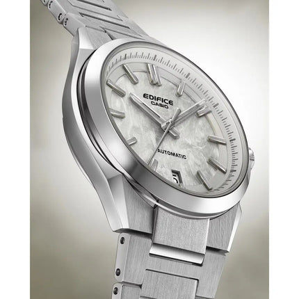 Casio Edifice Automatic EFK-100D-7ADR Carbon White Dial 39mm Stainless Steel Men's Watch