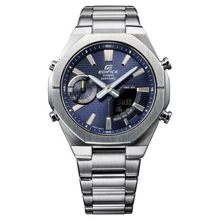 Casio Edifice ECB-S10D-2ADF Bluetooth Blue Dial 43mm Stainless Steel Men's Watch
