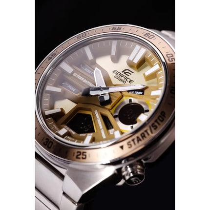 Casio Edifice Analog-Digital EFV-C110D-5ADF Bronze Dial 51.3mm Stainless Steel  Men's Watch