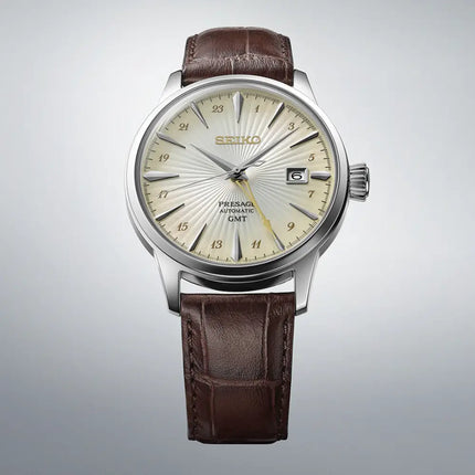 Seiko Presage SSK041J1 Cocktail Time Automatic GMT "Acacia" Men's Watch