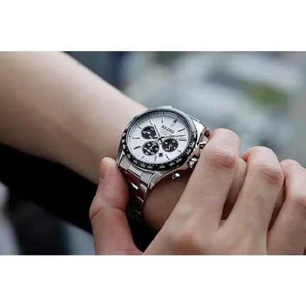Seiko Selection Solar SBPY165 Chronograph "Panda" Men's Watch