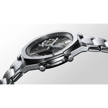 Casio Edifice ECB-S10DB-1A Slim Smartphone Link Black Dial 43mm Stainless Steel Men's Watch