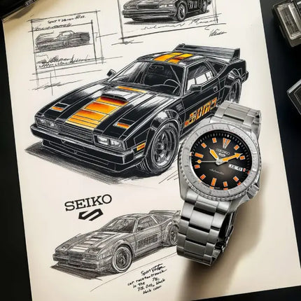 Seiko 5 Sports SRPL47K1 "Midnight Circuit" Racer's Heritage Special Edition Men's Watch