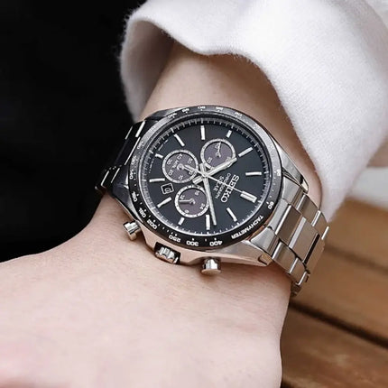 Seiko Selection S Series SBPY167 Solar Chronograph Men's Watch