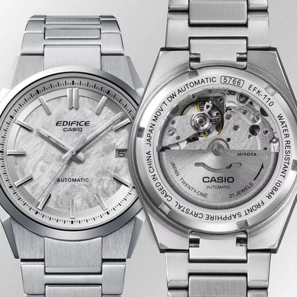 Casio Edifice Automatic EFK-110D-7A "Textured Frost" Men's Watch
