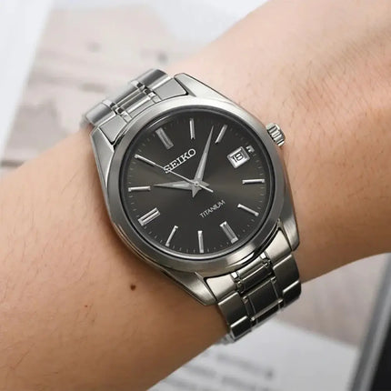 Seiko Essentials Titanium SUR375P1 Men's Watch