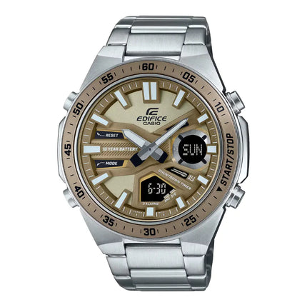 Casio Edifice Analog-Digital EFV-C110D-5ADF Bronze Dial 51.3mm Stainless Steel  Men's Watch