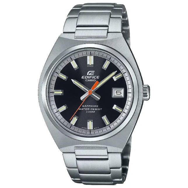 Casio Edifice EFB-109D-1AV Black Dial 38.5mm Stainless Steel Men's Watch