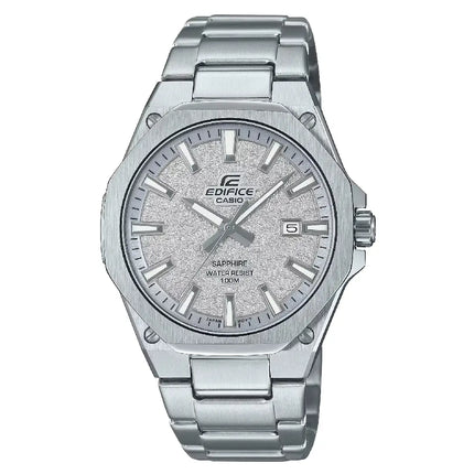 Casio Edifice Slim EFR-S108DE-8A Analog Silver Dial 39.9mm Stainless Steel Men's Watch