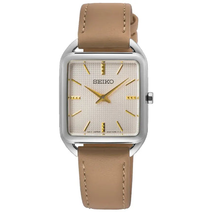 Seiko Essentials SWR089P1 (Seiko Tank) Women's Watch