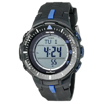 Casio Pro Trek Outdoor Digital PRG-300-1A2ER Black Dial 47mm Resin Strap Men's Watch