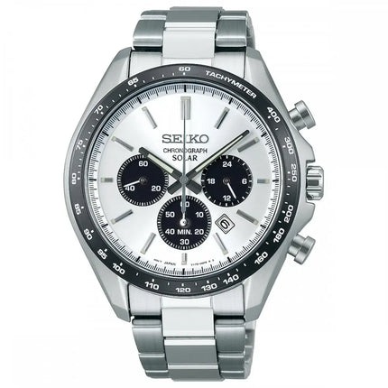Seiko Selection Solar SBPY165 Chronograph "Panda" Men's Watch