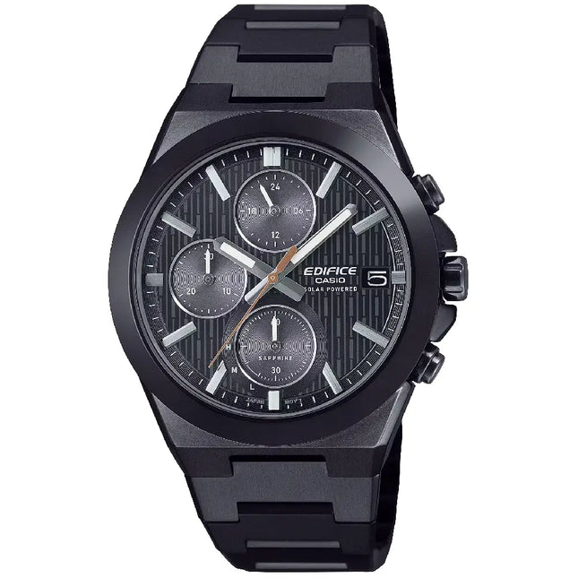 Casio Edifice Ceramic Bezel Solar Sapphire Chronograph EFS-S650DC-1A Men's Watch