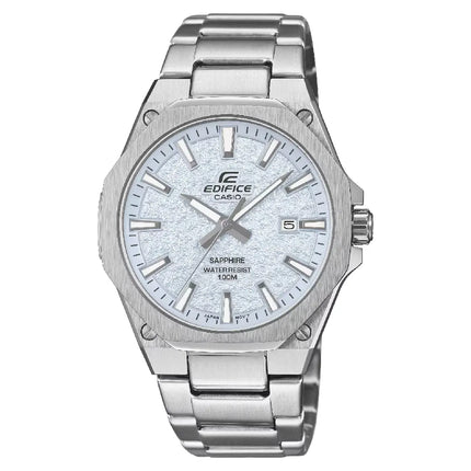 Casio Edifice Slim EFR-S108DE-2A Analog Blue Dial 39.9mm Stainless Steel Men's Watch