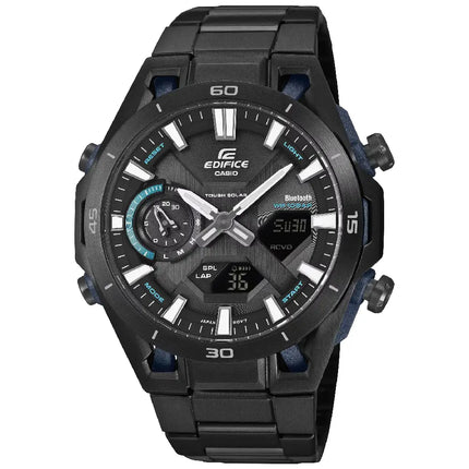 Casio Edifice Sospensione ECB-2300DC-1A Black Dial Stainless Steel Men's Watch