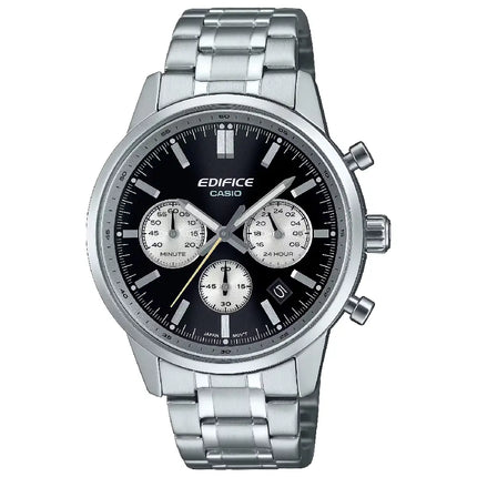 Casio Edifice EFR-575D-1A Chronograph Black Dial 40.5mm Stainless Steel Men's Watch