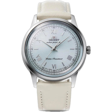 ORIENT Bambino Classic Solar 38mm Watch Tiffany Blue RA-WK0002E10B