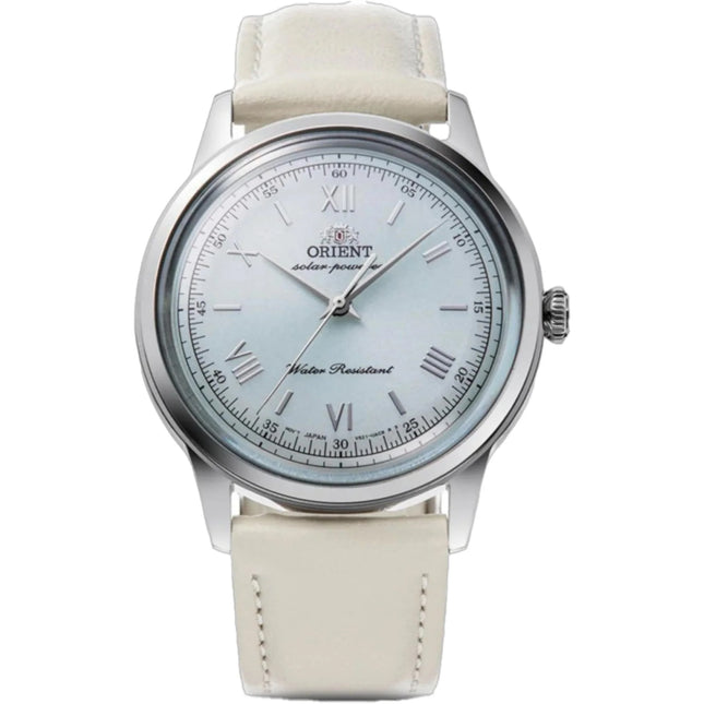 ORIENT Bambino Classic Solar 38mm Watch Tiffany Blue RA-WK0002E10B