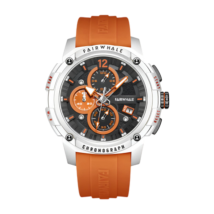 Mark Fairwhale FW-4360 REFUSIO - Men’s Sport Chronograph Watch with Silicone Strap
