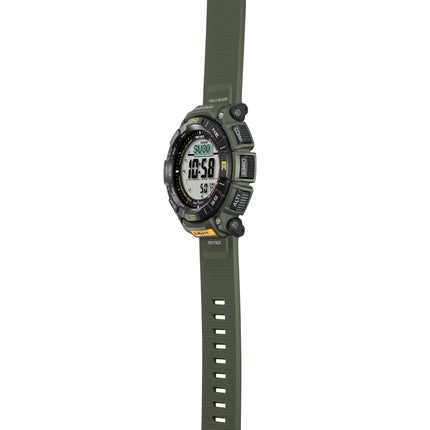 Casio Pro Trek Climber Line PRG-340-3DR Grey Dial Biomass Plastic Strap Men's Watch