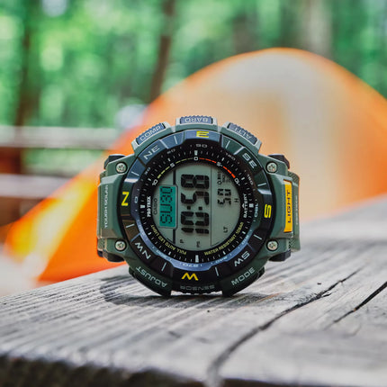 Casio Pro Trek Climber Line PRG-340-3DR Grey Dial Biomass Plastic Strap Men's Watch