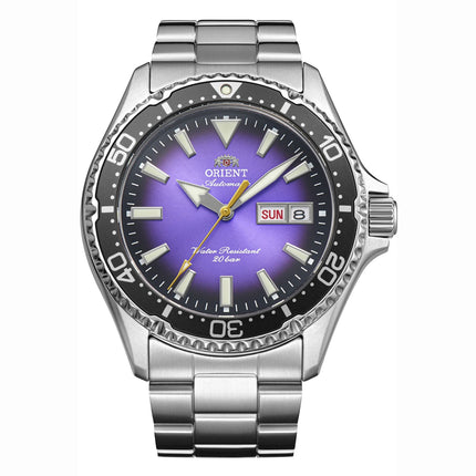 Orient Mako Kamasu 42mm Steel Automatic Watch RA-AA0827V Limited Edition Purple