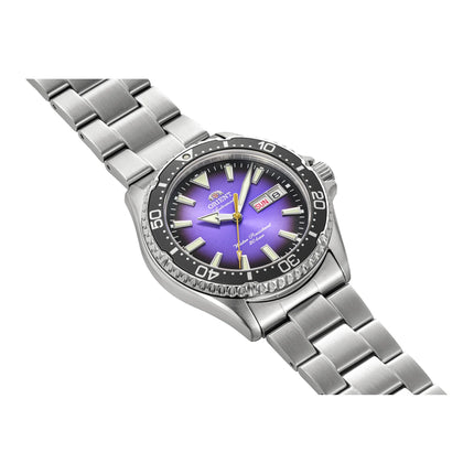 Orient Mako Kamasu 42mm Steel Automatic Watch RA-AA0827V Limited Edition Purple
