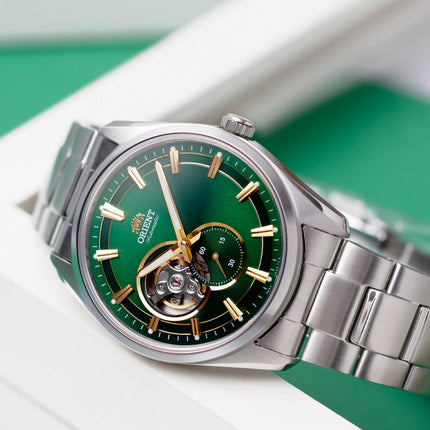 ORIENT Men's Contemporary Automatic Open Heart Classic Watch RA-AR0008E