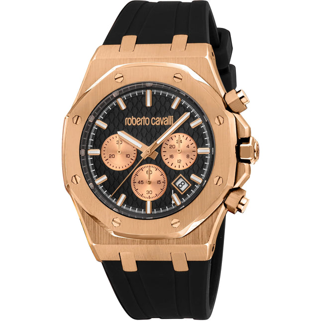 Roberto Cavalli Gent Watch with 44mm Case Size