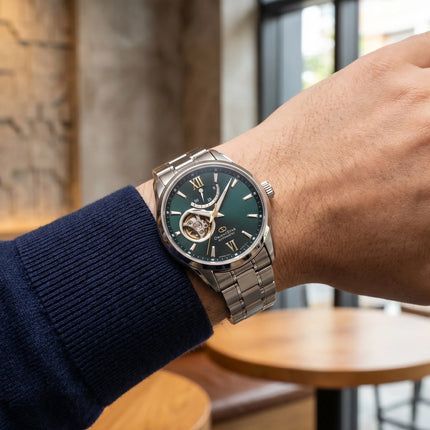 ORIENT STAR Contemporary Semi Skeleton RE-AT0002E00B