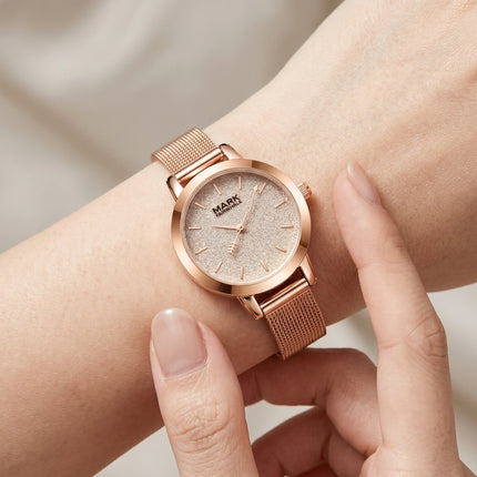 Mark Fairwhale Lady FW-3800 PEROLA – Women’s Quartz Watch Elegant Rose Gold