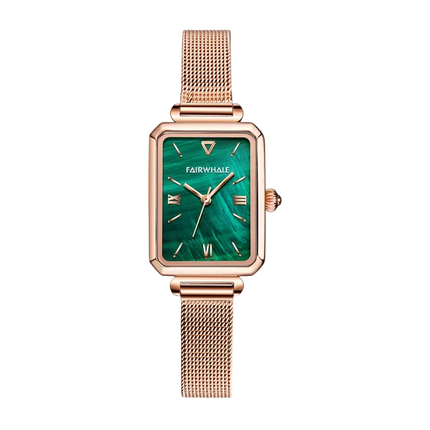 Mark Fairwhale Lady FW-3270 VERDIA – Women’s Retro Rectangle Quartz Watch