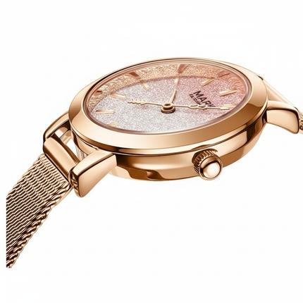 Mark Fairwhale Lady FW-3800 PEROLA – Women’s Quartz Watch Elegant Rose Gold