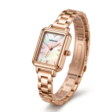 Mark Fairwhale Lady FW-3550 VERDÉLIA – Women’s Square Green Quartz Fashion Watch