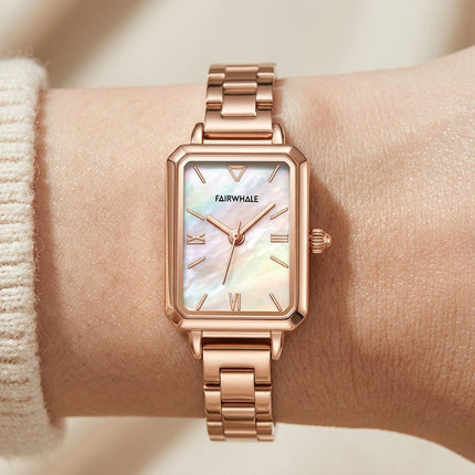 Mark Fairwhale Lady FW-3550 VERDÉLIA – Women’s Square Green Quartz Fashion Watch