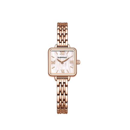 Mark Fairwhale Lady FW-3510 ELEGARIX - Square Wrist Streamer Elegant Watch