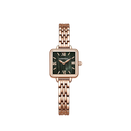 Mark Fairwhale Lady FW-3510 ELEGARIX - Square Wrist Streamer Elegant Watch