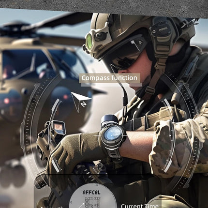 NORTH EDGE Tactical Vertico Carbon Fibre Watch Black