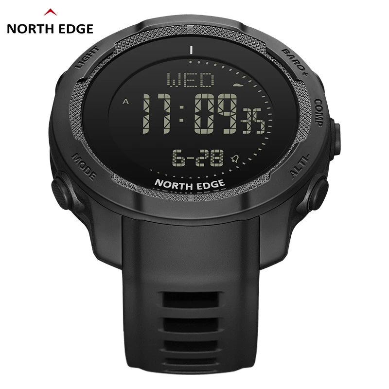 NORTH EDGE Tactical Vertico Carbon Fibre Watch Black