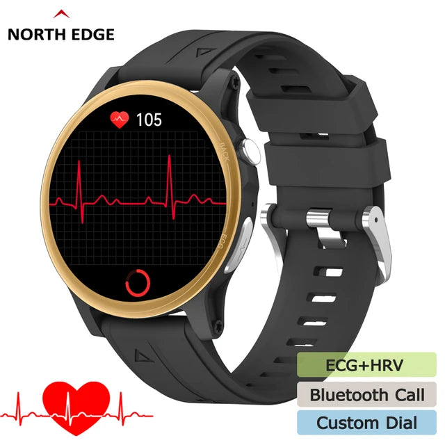 NORTH EDGE Ultima Bluetooth ECG Glucose Smart Watch