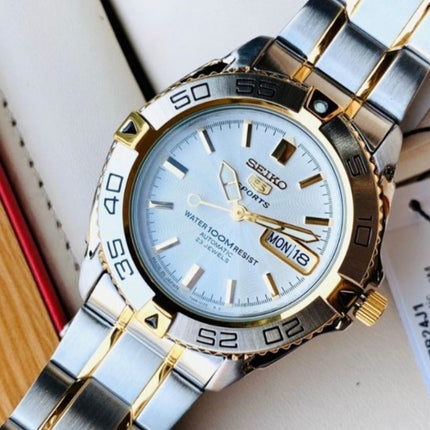 SEIKO 5 Sports Automatic 39mm Men's Watch Two Tone