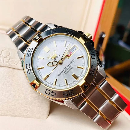 SEIKO 5 Sports Automatic 39mm Men's Watch Two Tone