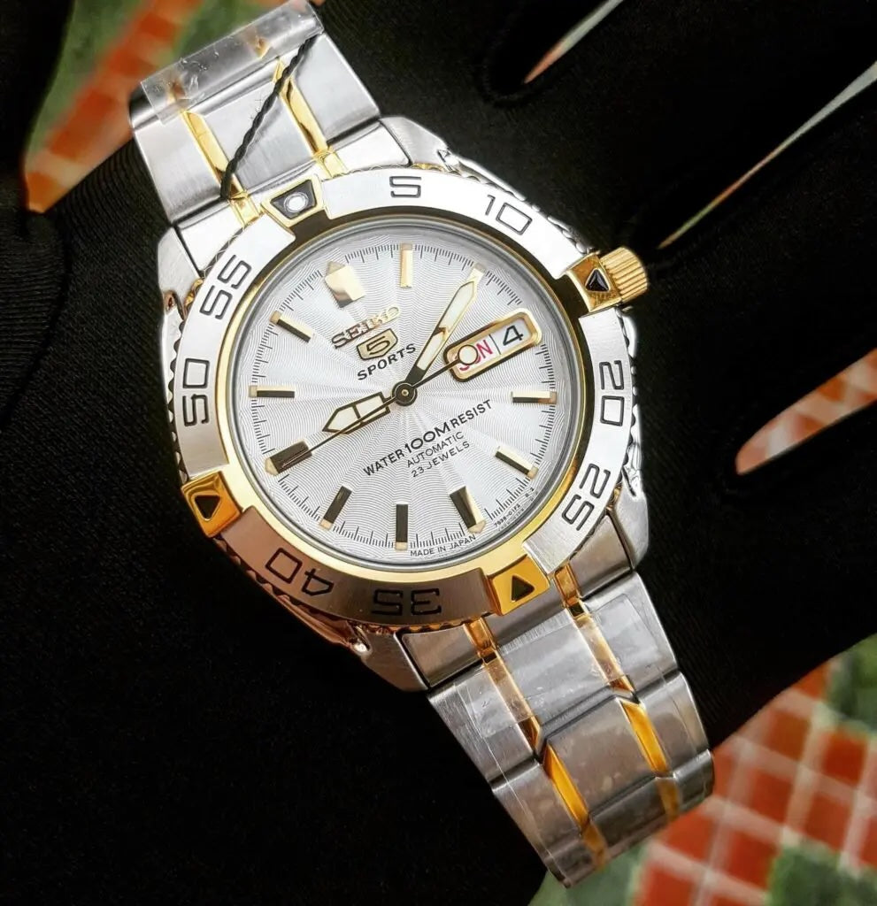SEIKO 5 Sports Automatic 39mm Men's Watch Two Tone