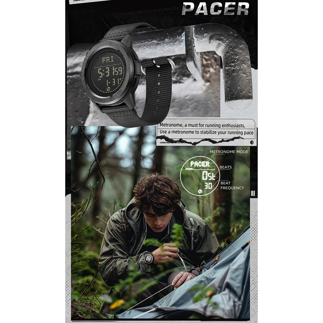 NORTH EDGE Tactical C Nexus Watch Nylon