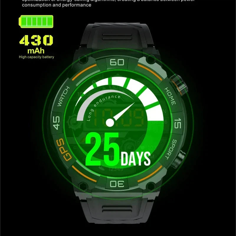 NORTH EDGE Tactical Battalion GPS Smart Watch