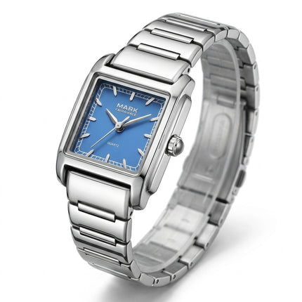 MARK FAIRWHALE Lady FW-3001 Fashion Quartz Watch - Elegant Blue Dial