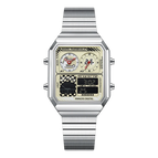Ivory Champagne Steel