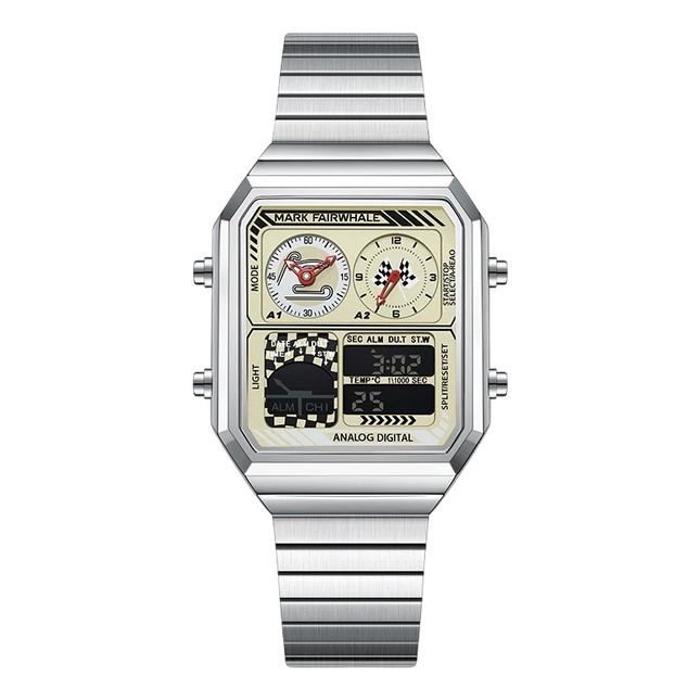 Mark Fairwhale FW-4460 RECTRONIX - Men’s Digital Chronograph Sport Watch