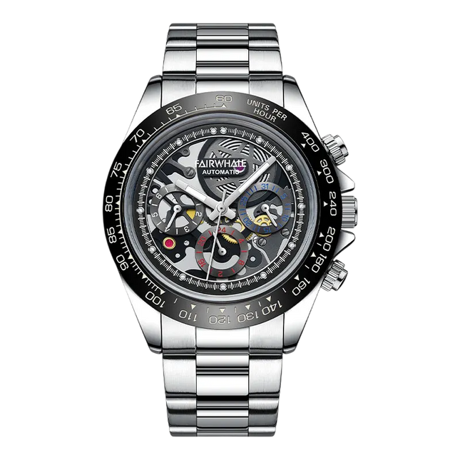 Mark Fairwhale FW-6970 STEELVOR - Men’s Stainless Steel Skeleton Automatic Watch
